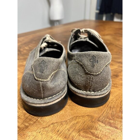 Vtg Cole Haan Men's 10.5 C10104 Distressed Split Toe Gray Lace-Up Oxford Shoes - Picture 6 of 9